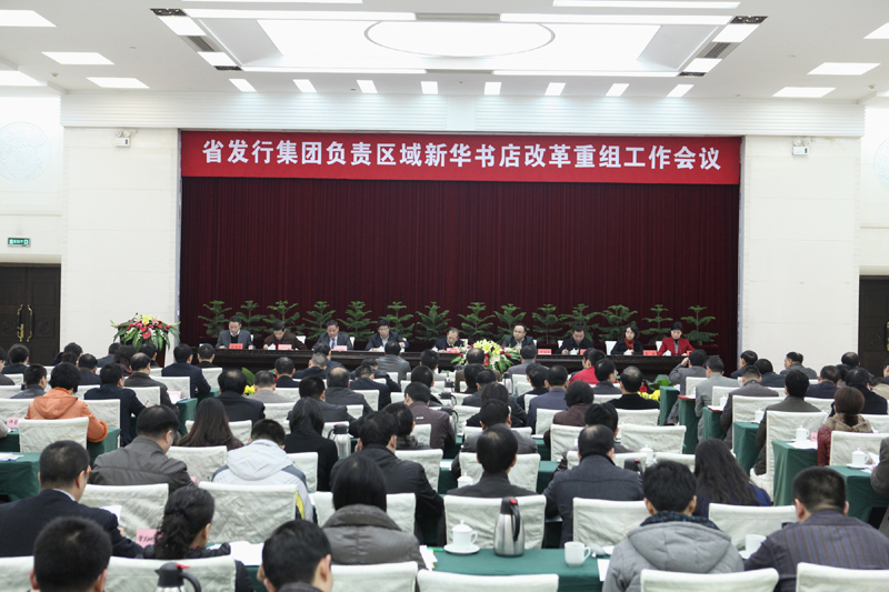 集團(tuán)召開負(fù)責(zé)區(qū)域內(nèi)市縣新華書店改革重組工作會(huì)議