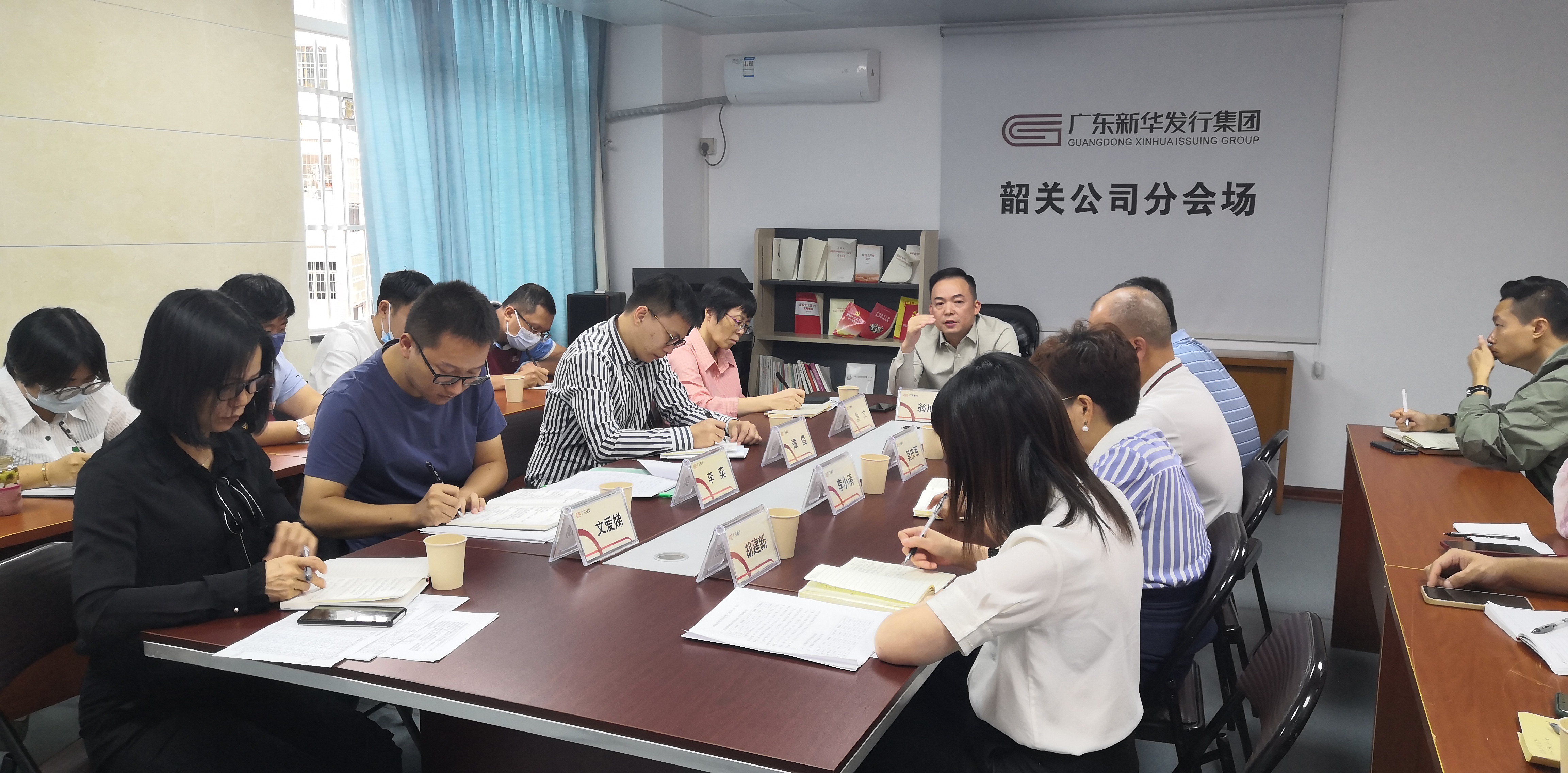 集團(tuán)副總經(jīng)理翁旭輝一行到粵北區(qū)域調(diào)研